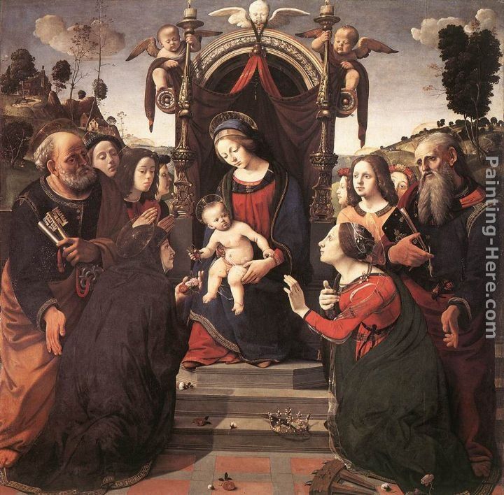 Piero di Cosimo Mystical Marriage of St Catherine of Alexandria